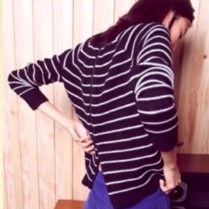 Madewell Merino Wool Zip Back Sweater